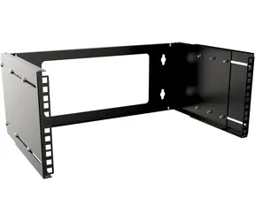 Lanview Otvorený rám 4U nástenný čierna / Otvorený rám / 19" / Nosnosť 20 kg / Nastaviteľná hĺbka