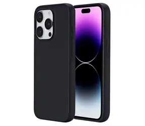 eSTUFF INFINITE VIENNA iPhone 15 Pro čierna / Ochranný kryt / Recyklovaný TPU (GRS)