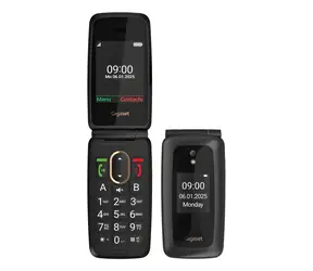 Gigaset GL795 čierna / Seniorský telefón / 4G / NanoSIM / VoLTE / USB-C