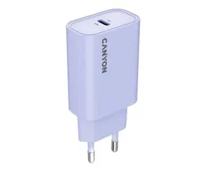 Canyon OnCharge 30CL fialová / USB-C nabíjačka / 30W PD / 1x USB-C