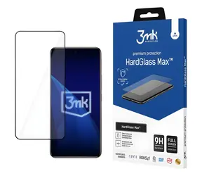 3mk HardGlass Max čierna / Tvrdené sklo / XIAOMI Redmi Note 15 Pre 4G / 9H / 0,3 mm