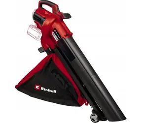 Einhell VENTURRO 36/240 červená/čierna / Aku vysávač a fúkač lístia / 36V (2x18V) / Vak 45 l / Bez aku a nabíjačky