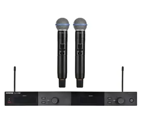 Shure SLXD24DE/B58-G59 / Bezdrôtový mikrofónny systém / 2 kanály / 2x ručný mikrofón / UHF 470-514 MHz