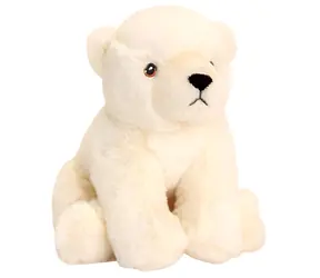 KEEL TOYS Plyšový medveď polárny 18 cm / Plyšák