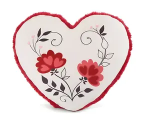 Nici Vankúš Zajačik LOVE srdce 25x22 cm / Plyšový vankúš