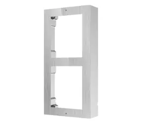 HIKVISION DS-KD-ACW2/S / Rámček / pre povrchovú montáž / 2 moduly / nerez