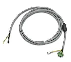 Datalogic napájací kábel DC 3pin šedá / Napájací kábel / 2,9 m / pre Datalogic Rhino II