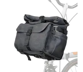 ROCKBROS Cyklistická taška H46 sivá / 3v1 - batoh, podsedlová a řídítková taška