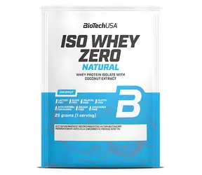 BioTech Iso Whey Zero Natural / Proteín / kokos / 25 g