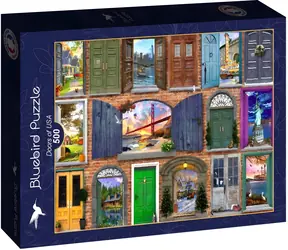 BlueBird Puzzle Dvere do Ameriky / 500 dielikov / 47,8 x 34,2 cm