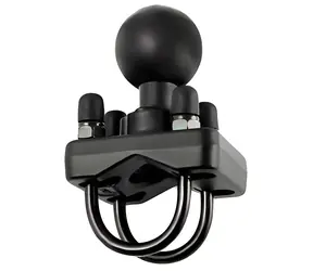 RAM Mounts RAM-235U / Montážna základňa s guľovým kĺbom / Dvojitá objímka U / Guľa 3,81 cm / Pre tyče 1-1,25”