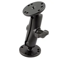 RAM Mounts RAM-B-101U čierna / Montážne rameno / 2x základňa 2,5 "/ guľový kĺb 1" / hliník