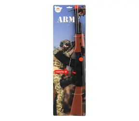 TEDDIES Samopal Army 52 cm / Detská zbraň / Zotrvačník / Plast / 3+