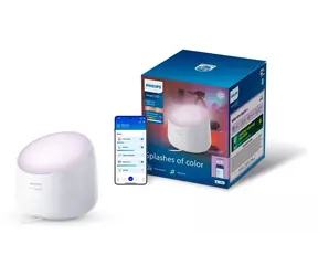 Philips Squire Lite biela / Stolová lampička / Wi-Fi/Bluetooth / RGB / 2200-6500K / stmievateľná