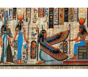 GRAFIKA Puzzle Papyrus a hieroglyfy / 1000 dielikov / 69 × 47,8 cm