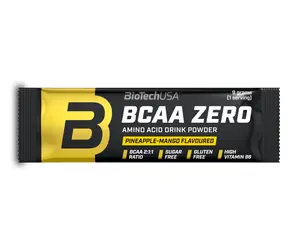 BioTech BCAA Zero / Aminokyselinový doplnok / ananás-mango / sypký / 9 g