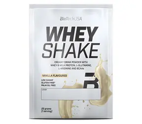 BioTech Whey Shake vanilka 25 g / Proteín / vanilka / vzorka