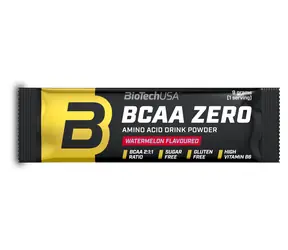 BioTech BCAA Zero / Aminokyselinový doplnok / vodný melón / sypký / 9 g