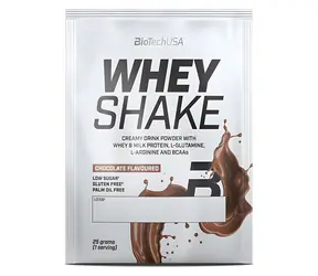 BioTech Whey Shake čokoláda 25 g / Proteín / čokoláda / vzorka