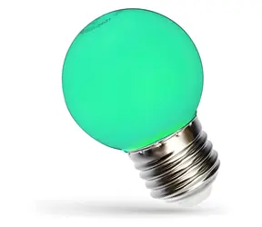 Spectrum LED gulička zelená / Žiarovka / E27 / 230V / 1W