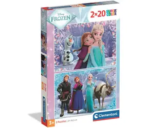 Clementoni Puzzle Ľadové kráľovstvo / 2x20 dielikov / od 4 rokov