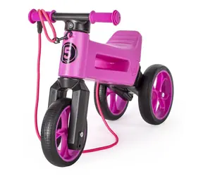FUNNY WHEELS Odrážadlo Rider SuperSport fialové / 2v1 / Výška sedla 28/30 cm / Nosnosť 25 kg / od 18 mesiacov