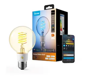 Govee R14C1 G80 Edison E27 / Inteligentná LED žiarovka / Wi-Fi + Bluetooth / Matter / 800 lm / 2700-6500 K
