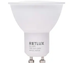 Retlux RLL 685 / Žiarovka LED / GU10 / 3W / 405 lm / 6500K - denná biela