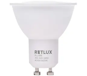 Retlux RLL 686 GU10 / LED žiarovka / 3W / 405 lm / 6500K - denná biela / D