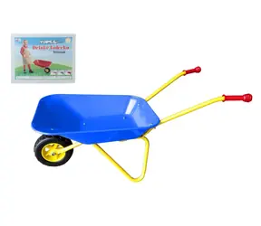 TEDDIES Záhradné koliesko Yupee veľké modré / 78x40x32 cm / od 3 rokov