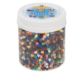 HAMA Zažehľovacie korálky MIDI 3000 ks v dóze / Korálky / plast / 5+