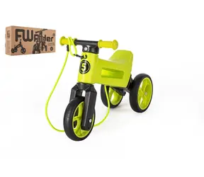 FUNNY WHEELS Odrážadlo Rider SuperSport zelené / 2v1 / Výška sedla 28/30 cm / Nosnosť 25 kg / od 18 mesiacov