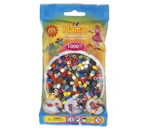 HAMA Zažehľovacie korálky MIDI farebné / 1000 ks / plast / od 5 rokov