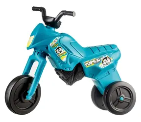 TEDDIES Odrážadlo Enduro Yupee tyrkysové / od 12 mesiacov / nosnosť do 25 kg / výška sedadla 31 cm / plast
