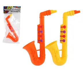 TEDDIES Saxofón detský 24 cm / plast / 2 farby / od 3 rokov