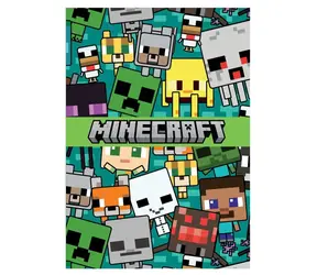 Poznámkový blok Minecraft A6 / Blok / Linkovaný / 10,5×15 cm