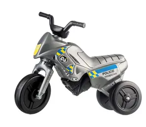 TEDDIES Odrážadlo Enduro Yupee Polícia / Plast / výška sedadla 26 cm / nosnosť do 25 kg / od 12 mesiacov