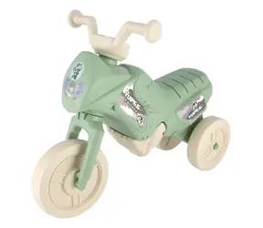 TEDDIES Odrážadlo Enduro Yupee pastelovo zelená / Výška sedadla 26 cm / Nosnosť do 25 kg / 12m+