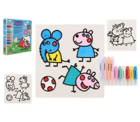 Teddies Okenné samolepky a omaľovánky Peppa Pig / Kreatívna sada / V krabici / 3+