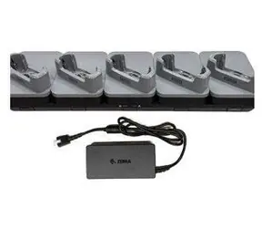 ZEBRA ShareCradle pre 5x TC201 s rugged bootom / Komunikačná kolíska / Ethernet / USB / 5 pozícií / vr. zdroje