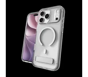 ZAGG Crystal Palace Snap Kickstand priehľadná / Kryt / Apple iPhone 18 Pre Max, iPhone 17 Pre Max / MagSafe / Stojanček