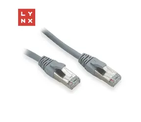 Lynx FTP patch kábel Cat5e 3 m šedý