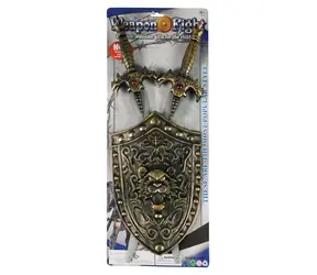 Rappa Rytierska sada so štítom a mečmi / Karnevalový doplnok / Štít, 2 meče 53 cm