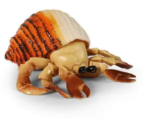 Rappa Krab s ulitou 10 cm / Figúrka zvieratka / Guma