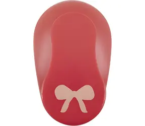 FOLIA Ozdobný dierovač mašle / 38 mm / červená