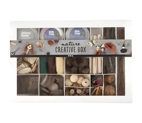 CREATIV COMPANY Kreatívna sada Nature / prírodné materiály na tvorenie / od 4 rokov
