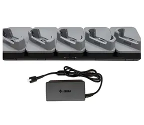 ZEBRA ShareCradle pre 5x TC201 bez rugged bootu / Komunikačná kolíska / Ethernet / USB / 5 pozícií / vr. zdroje