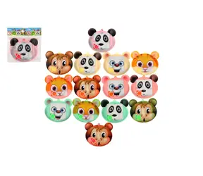 TEDDIES Presúvačka hlavolam Zvieratko / Hlavolam / Posuvné puzzle / 7 x 6 cm / mix druhov