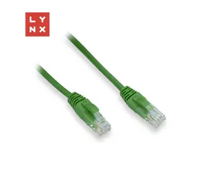 Lynx Patch kábel Cat5e zelená / UTP / CCA / PVC / 10 m