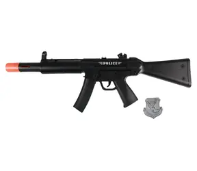 Rappa Samopal policajný so zvukom a svetlom 53 cm / Zvukové a svetelné efekty / 2x batérie AA (nie sú súčasťou balenia)